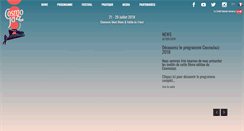 Desktop Screenshot of cosmojazzfestival.com